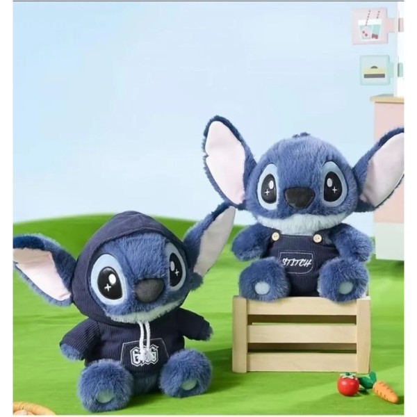 Фото - М'яка іграшка STITCH Стич в худі 35 см (6928270764689)